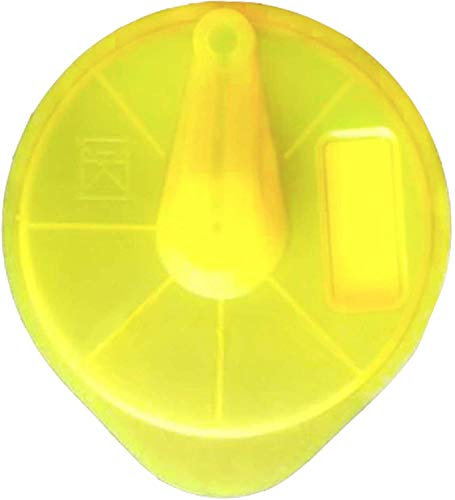 SPARES2GO Disco en T de limpieza amarillo para cafetera Bosch Tassimo Vivy 2 TAS12 TAS14