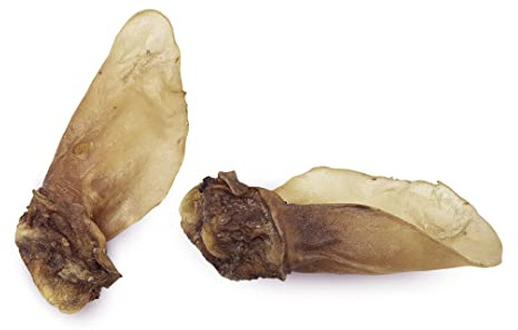 Snack Naturale per Cani - Orecchie di Manzo con Carne - Sacchetto da 1 kg - 10 Unità Circa - Gengive Sane - Snack Cani - Prodotto in Spagna - GESPETFOOD