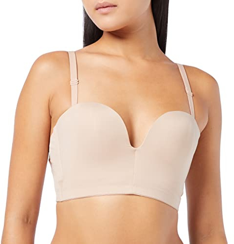 Wonderbra Women Ultimate Backless Bra, Beige, 38C