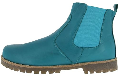 Andrea Conti Damen Stiefelette Boot Reißverschluss Profilsohle lässig 0342818, Größe:39 EU, Farbe:Blau