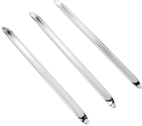 QWORK 12-Inch Tire Iron Set, 3 Piece Tire Changing Tool Motorcycle Tire Spoons Iron for Easy Tire Removal & Installation