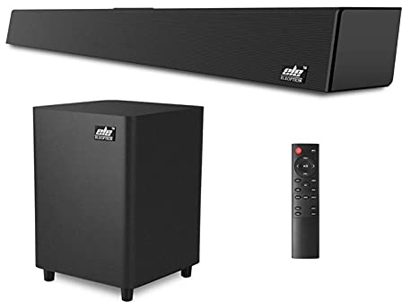 12 0W TV Barra de sonido 2.1 Altavoz Bluetooth inalámbrico Sistema de cine en casa Barra de sonido 3D Control remoto envolvente con montaje en pared