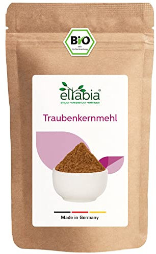 Bio Traubenkernmehl OPC 500g Traubenkern Extrakt Pulver Premium Rohkost Qualität | Traubenkerne aus der EU | DE-ÖKO-007