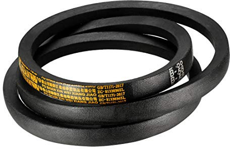 sourcing map B-58 V-Belts 58 Inner Length, B-Section Rubber Drive Belt
