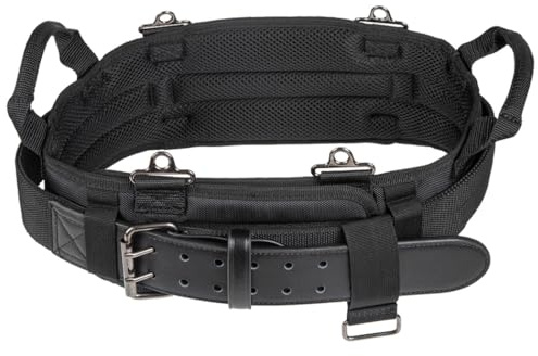 Klein Tools 55918 Electrician Tool Belt for use with Modular Pouches from Klein Tools Click Lock Modular System, Size M