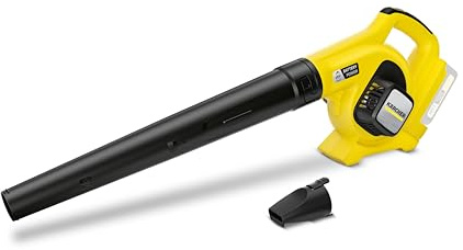 Kärcher LBL 2, Cordless Leaf Blower with 130 mph Air Speed, Blower Tube, Detachable Flat Nozzle with Scraper, Weight: 4.6 lbs - Tool Only