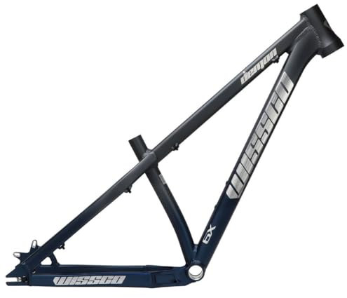 HIMALO Dirt Jump Telaio per Mountain Bike 26er 27.5er Telaio MTB 14'' XC/AM Lega di Alluminio Telaio Hardtail QR 135mm Telaio con Freni A Disco(Color:Black,Size:26 * 14'')