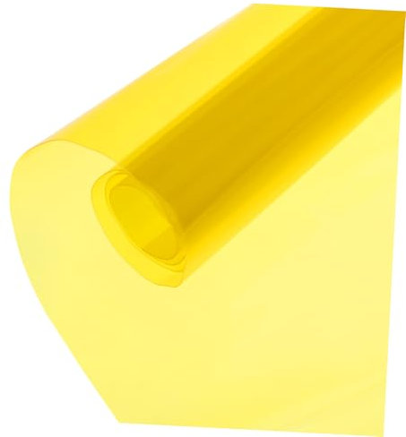 SOLUSTRE Auto Scheinwerfer Folie Getönte Vinylfolie Gelb Nebelscheinwerfer Rücklicht Autoscheinwerferaufkleber Autodekoration Schutzfolie Wasserfest Hitzestabil