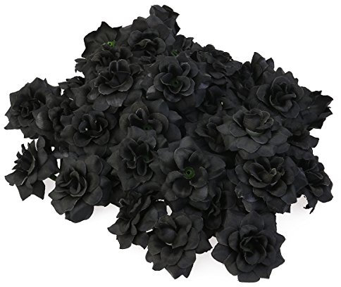 ROSENICE Rosenköpfe Kunstrose Kunstblumen Künstlicher Rosen Haus Hochzeit Partei Deko - 50 Stücke