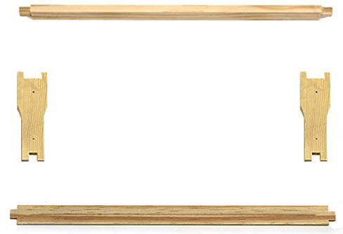 Germerott Bienentechnik Deutsch Normalmaß Rahmen HALB Höhe 110mm mit Hoffmann Seiten in TEILEN