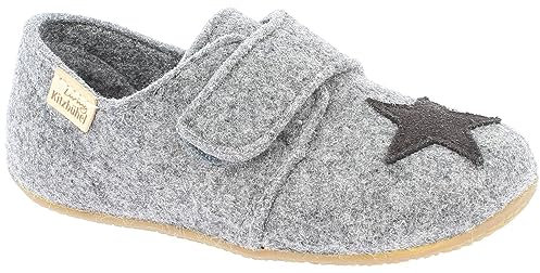 Living Kitzbühel - Filz Stern - Hausschuh (25 EU Grau)
