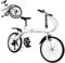 awolsrgiop Klapprad Erwachsene, 20 Zoll Klappräder Erwachsene Faltrad Klappfahrrad für 135CM-180CM Damen und Herren, 6-Gang Klapp Fahrrad Faltbares Fahrrad Klapprad Camping City Bike -Weiß