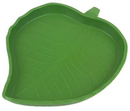 Sharplace 2X Reptilien Futternapf, Wassernapf, Dekorationen mit Glatter Oberfläche, Futternapf, Reptiliennapf für Schlangenhamster, Gecko, Bartagamen