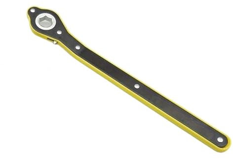 Elevador Coche Gato de Ahorro de energía para Coche, trinquete, Gato de Tijera, Llave para neumáticos de Garaje, Mango, Llave de Ahorro de energía Caballete Coche(Hexagonal Style)