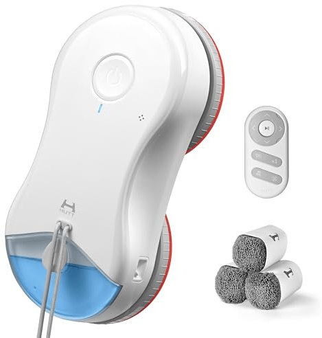 HUTT S55 Pro Robot Lavavetri con Pad Flottanti 3D, Aspirazione fino a 6500Pa, Spruzzo HydroJet, Navigazione SLAM 4.0, Serbatoio 80ml, Sistema di Protezione Multilivello
