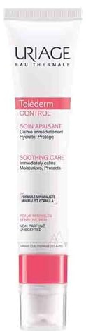 Uriage Tolederm Beruhigende Gesichtspflege für intolerante, empfindliche Haut - Die Haut wird sofort beruhigt und beruhigt - Feuchtigkeitscreme für das Gesicht für hohe Verträglichkeit - 40ml