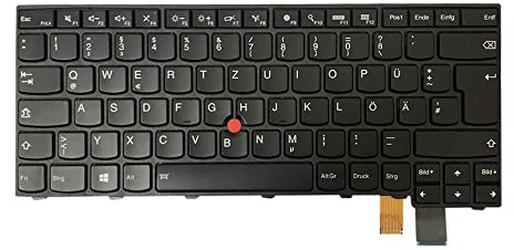 Gintai Ersatztaste Tastatur Deutsch Keyboard QWERTZ Backlit für Lenovo ThinkPad T460P 20FW 20FX T470P 20J6 20J7 00UR367 SN20J91904 PK1310A1B13 00UR407 SN20J91983 PK1310A2B13 9Z.NCJBT.20G