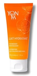 Vitality Moisturising Body Milk Yonka 75ml | 96% Natural Origin Repairing Hydrating Body Milk with Vitamin E | Lightweight, No Greasy Film | With Mandarin and Sweet Orange Essences (Travel Size)