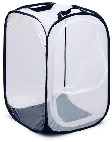 MEISH Insect Butterfly Habitat Portable Caterpillar Butterfly Habitat Insect Mesh Cage Collapsible Pop-up Insect Monarch Net for Insects