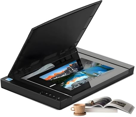 A3 Large Format Flatbed Scanner,Large for Documents & Photo Books,1200/2400 DPI Document, and Book,Automatic Scanning, with LED Light Source(1200DPI)
