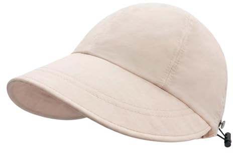 YAMEIZE Wide Brim Women Sun Hat - Foldable Sun Hat Packable Quick Dry Sun Hat Sun Protection Outdoor Beach Travel