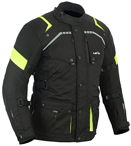 LOVO - Chaqueta Moto Hombre 4 Estaciones 3/4 - Ropa Moto Hombre para Verano e Invierno - Cazadora Moto Hombre de Alta Protección y Longitud 3/4 - Ligera y Transpirable - Todas las Estaciones