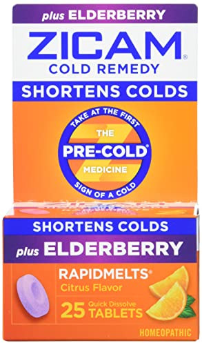 ZICAM Cold Remedy RAPIDMELTS Elderberry 25CT CLM