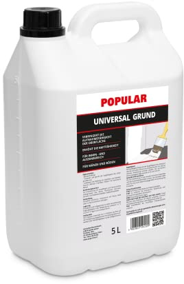 JURGA Universal Grund Popular 5L (≈25-50m²) Grundierung für Wand & Boden Wasserbasiert