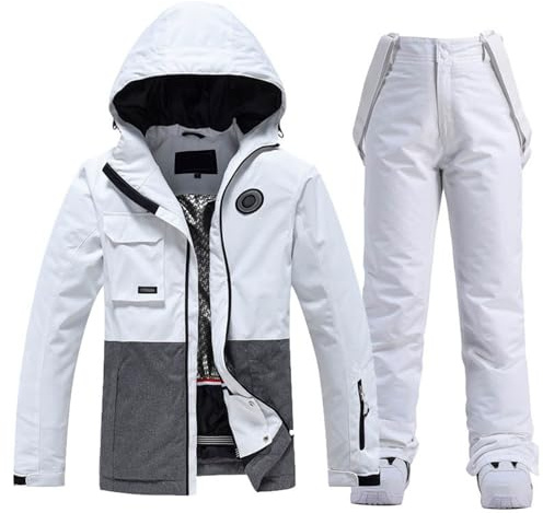 Tuta Donna Sci Tuta Sci Donna Completa Calda Elegante Snowboard Tuta da Sci Invernale Sportiva Moda Abbigliamento Neve Intera Termico Con Cappuccio Tuta Neve Impermeabile
