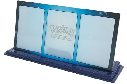 Pokemon Card Collectors Display Frames | Bundle of 3: Fire, Water, Grass | Official Pokemon TCG Frames + 1x TitanCards® Toploader