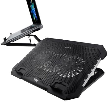 RGB-bärbar dator – kylmatta för bärbar dator, RGB-lampor, laptopkylare