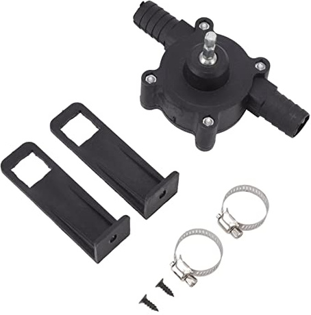 Qanyegn vattenoljevätskeöverföringspump, mini elektrisk borrpump, bärbar handborrdriven vattenpump för transport av ljusvätskor