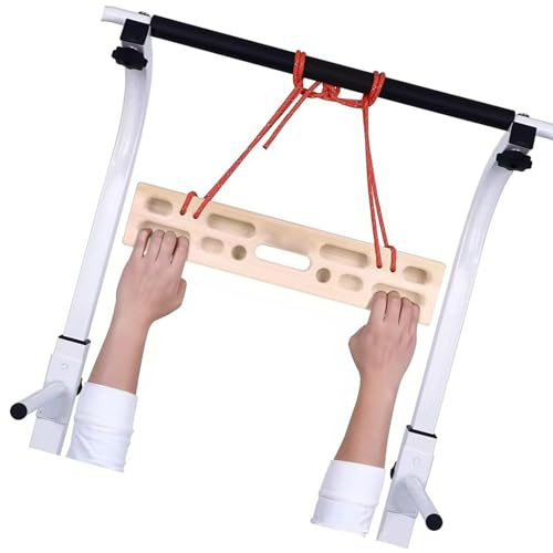 ZEPFJHE Tavola di addestramento della tastiera di legno Hangboards di arrampicata su roccia Hangboard fatti a mano per principianti e scalatori avanzati Hangboard in legno lavorato