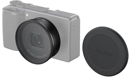 SmallRig UV Filter and Lens Hood All-in-One for RICOH GR IV GRIV with Silicone Protective Cap, Dedicated Sun Hood Reduce Straylight, Multi-Layer Coatings, Scratch Resistant - 5679