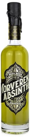 Pocketful Of Stones Morveren Absinthe – Handcrafted Cornish Absinthe with Wormwood, Anise & Fennel. Herbal, High Proof & Gift-Worthy. 66% ABV, 35cl Bottle