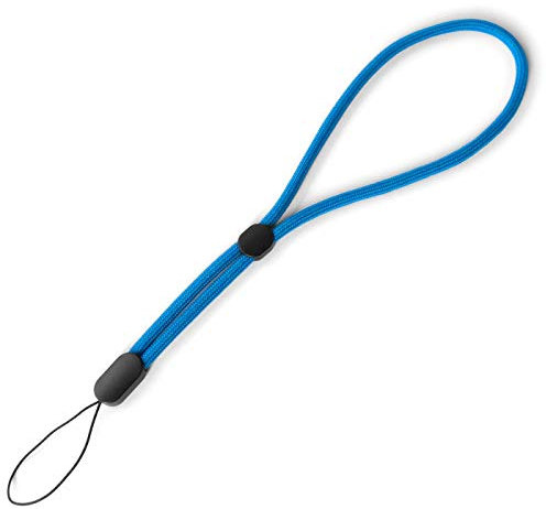 trage.band® kurzes verstellbares Handgelenk-Trageband, blau