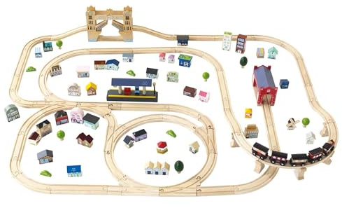 Wooden London Train Set