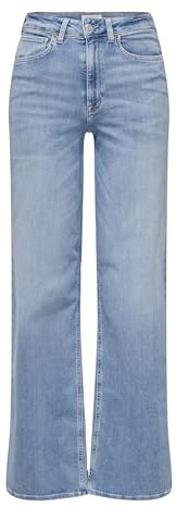 ONLY Damen Onlmadison Blush Hw Wide DNM Cro371 Noos Light Blue Denim S / 34L