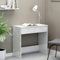 FENLAX Schreibtisch Büro Hochglanz-Weiß 80x40x75 cm Holzwerkstoff Elegante und Moderne Computertisch mit Zwei Schubladen Ordner und Bücher Speicher für Schlafzimmer Jugend- und Kinderzimmer
