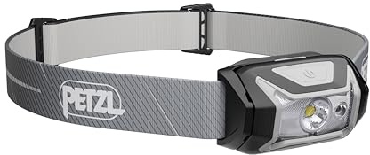 PETZL - Lampe Frontale Tikka Core - Trois Niveaux d'éclairage Blanc, Noire, 450 lumens