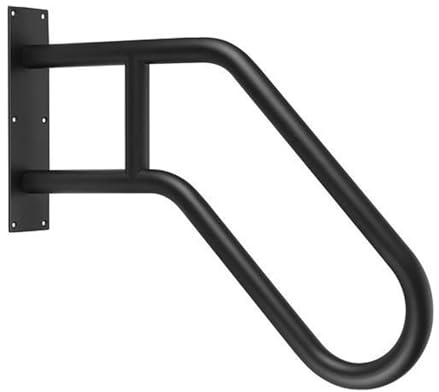 KUKIXKK Pasamanos para escaleras Exteriores en Forma de U, pasamanos de Pared para escaleras, porches y terrazas, Barras de Apoyo, barandillas de Seguridad para Garaje y jardín