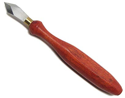 UJ Ramelson Scribing and Striking Knife for Wood Marking, Wooden Handle, Woodworking Tools, Made in USA, 1-1/2 High-Carbon Steel Blade