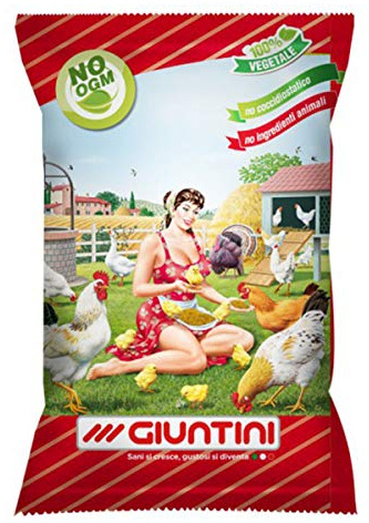 Giuntini Nourriture pour poussins 25 kg, convient pour les poules de petite et moyenne, sans coccidiostatique, idéal pour les poussins dès le premier jour de vie