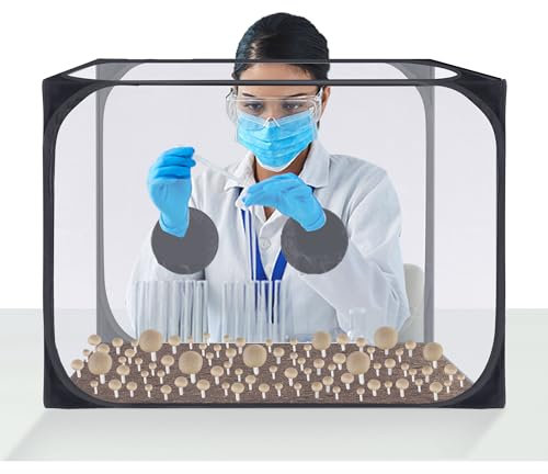 Watayo Tente de Culture de Champignons Pliable de 80 x 59 x 59 cm pour Fournitures horticoles