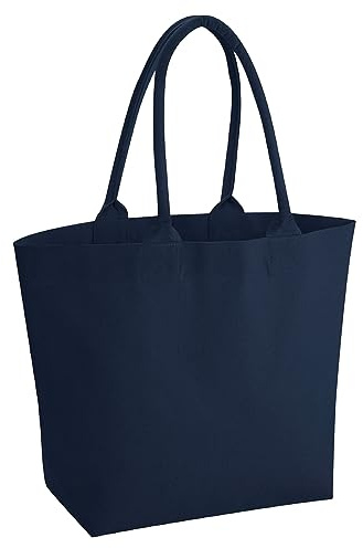 Westford Mill ® W626 Fairtade bomull däckväska Påse - fransk marin, Franska marinen, En storlek