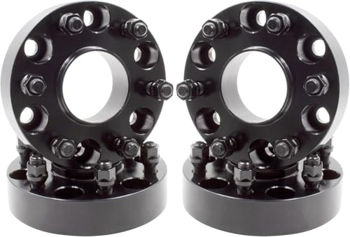 Wheel Accessories Parts 4 Pcs Hub Centric Wheel Spacers 6x5.5 6x139.7mm 2.00 Inch Thick 77.8mm Hub M12 1.25 12x1.25 Thread Stud Fits Nissan Titan (Non XD) ｜ Nissan Armada ｜ Infinit QX56 ｜