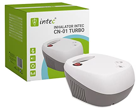 Intec CN-01 Turbo Inhalator Nebulisator Kompressor Inhalator För Vuxna Och Barn Inklusive Munstyckesmask För Barn Och Vuxna