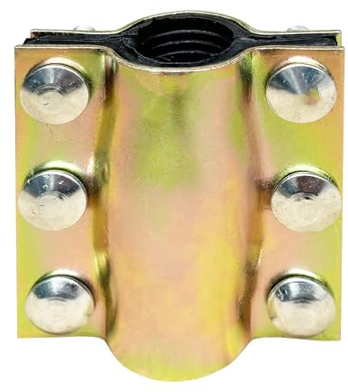 Water Pipe Repair Clamp,Outer Diameter of Applicable Pipe is About 1.06 inch,Leak Sealer for Pipes and Plumbing,Length About 4 inch,Suitable for PE/PPR Pipe,Steel/Iron Pipe