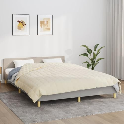 FOZICV Manta pesada de 200 x 220 cm, 9 kg, antiestrés, manta de relajación, manta de relajación, manta para dormir, transpirable, para dormir profundo, tejido