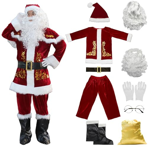 MYSTELLA Déguisement de Père Noël（XXXL